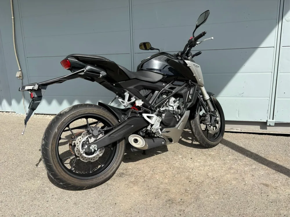 Honda CB125R, чёрный, фото 3