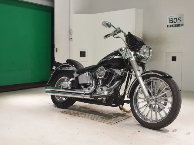 Harley-Davidson FLSTF 1450 2003, black | silver, фото 3