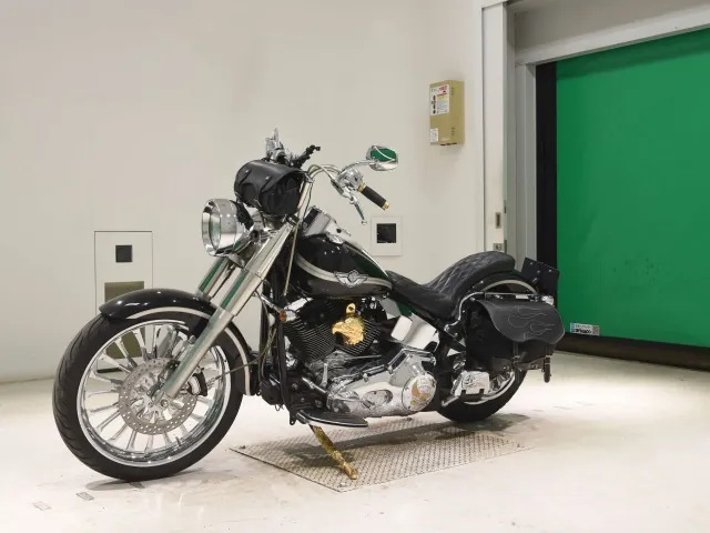 Harley-Davidson FLSTF 1450 2003, black | silver, фото 4