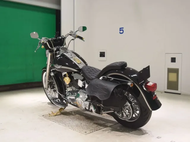 Harley-Davidson FLSTF 1450 2003, black | silver, фото 6