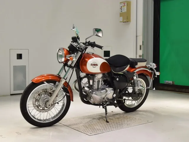 Kawasaki Estrella, white | orange, фото 4