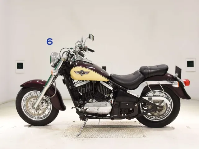 Kawasaki Vulcan 400 Classic 1998, белый, фиолетовый, фото 2