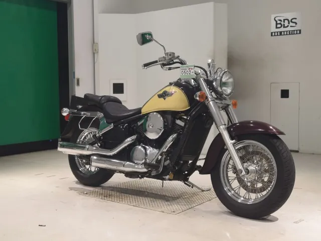 Kawasaki Vulcan 400 Classic 1998, белый, фиолетовый, фото 3