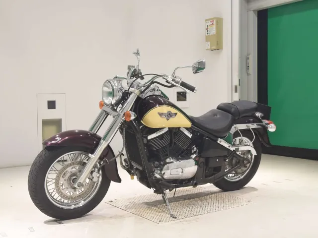 Kawasaki Vulcan 400 Classic 1998, белый, фиолетовый, фото 4