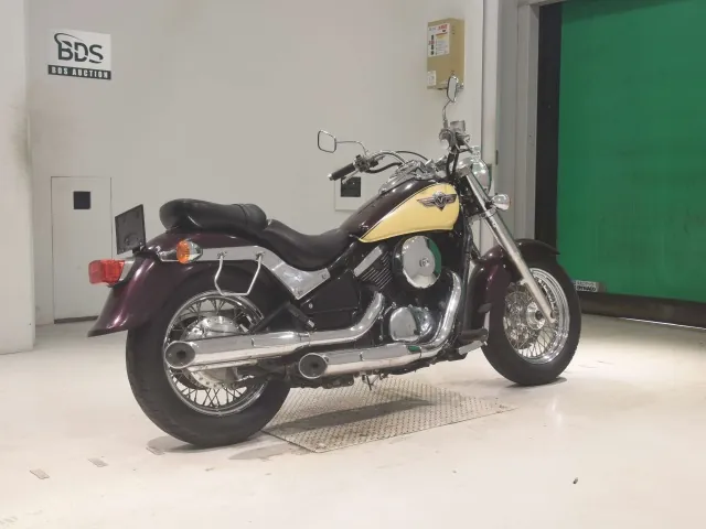 Kawasaki Vulcan 400 Classic 1998, белый, фиолетовый, фото 5