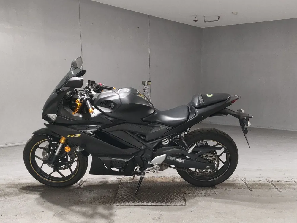 Yamaha YZF-R3 2019, чёрный, фото 2