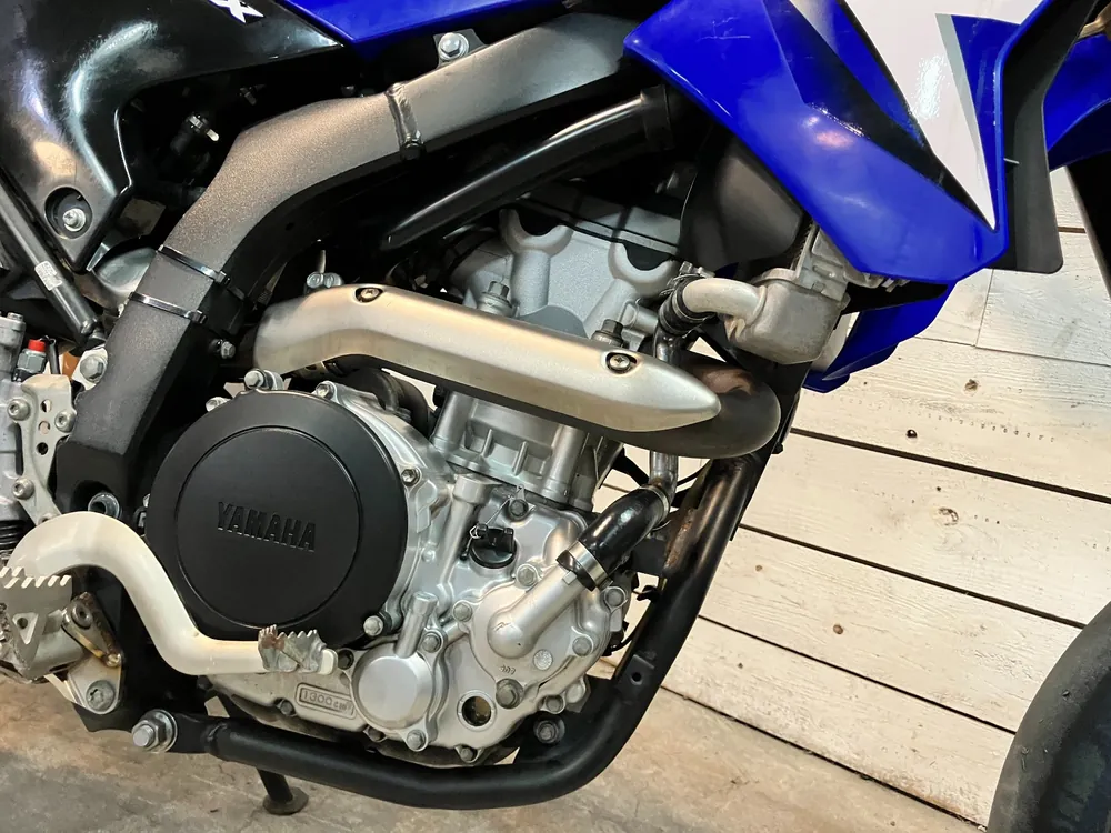 Yamaha WR250R, белый, чёрный, синий, фото 14
