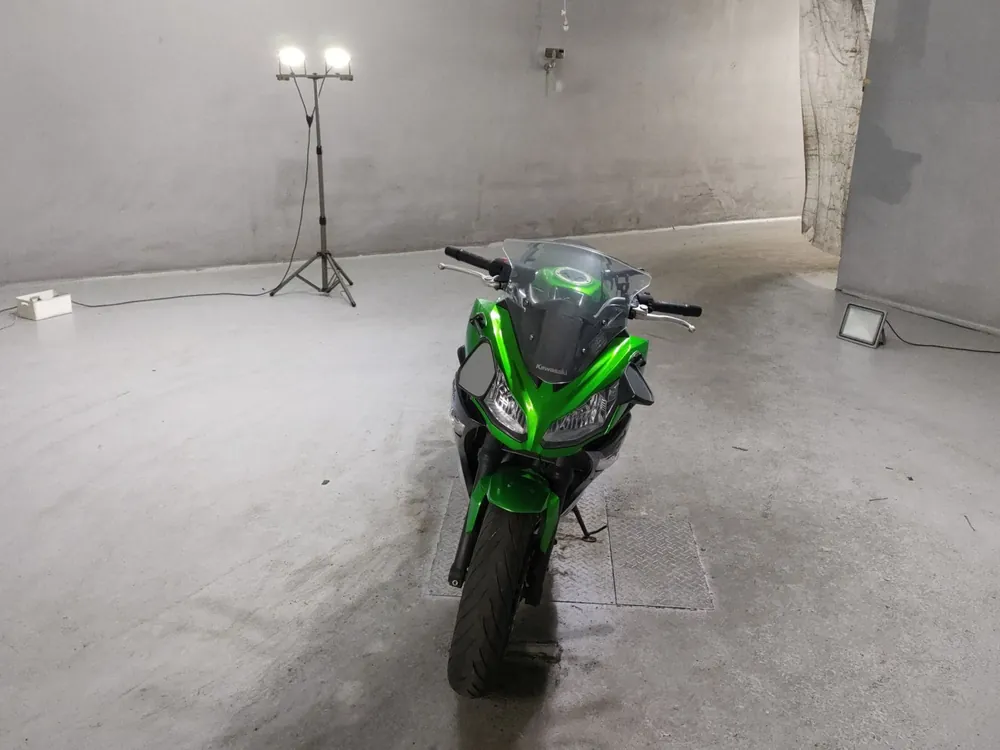 Kawasaki Ninja 400 2015, black / green, фото 3