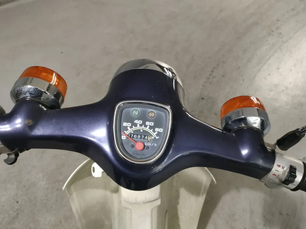 Honda Super Cub, синий, фото 5