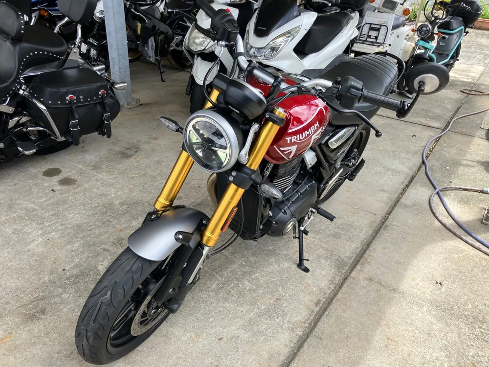 Triumph Speed 400 2026, red/gray, фото 4