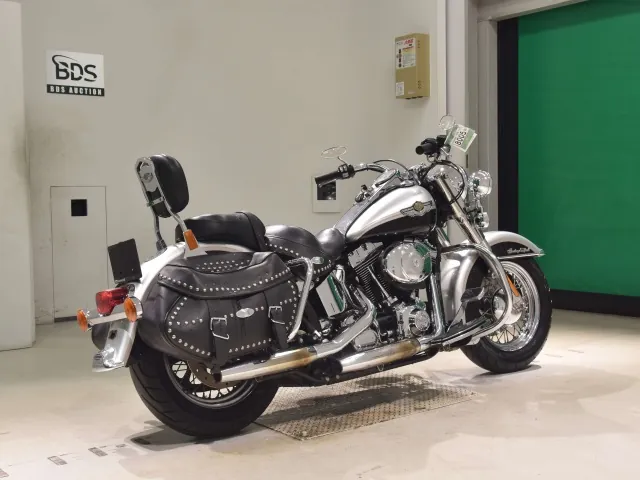 Harley-Davidson FLSTC1450 2003, чёрный, серебристый, фото 5