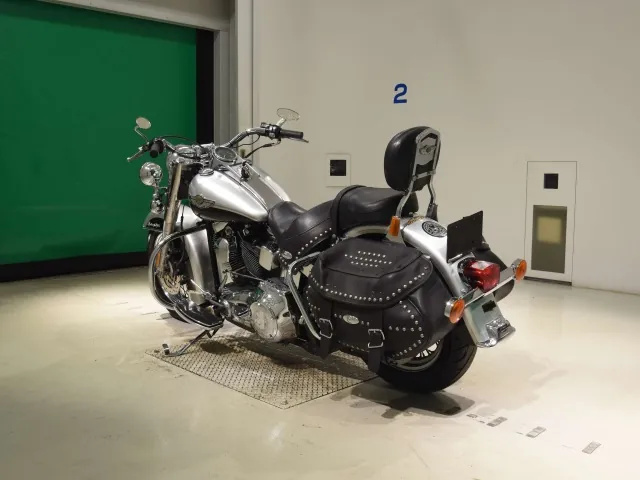 Harley-Davidson FLSTC1450 2003, чёрный, серебристый, фото 6