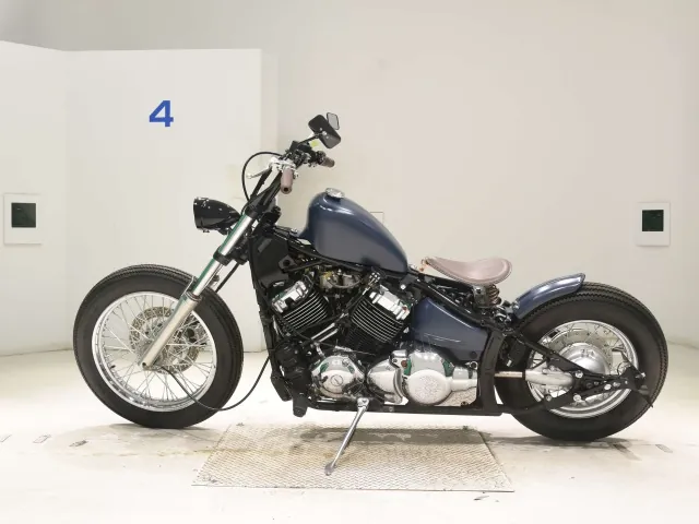 Yamaha Drag Star 400 Classic 2002, navy blue, фото 2