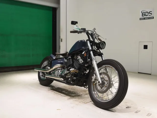 Yamaha Drag Star 400 Classic 2002, navy blue, фото 3