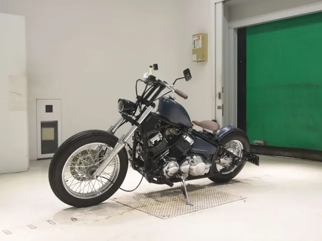Yamaha Drag Star 400 Classic 2002, navy blue, фото 4