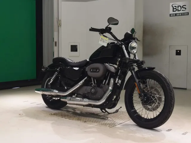 Harley-Davidson XL1200N 2008, чёрный, фото 3