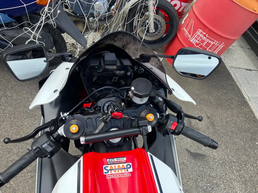 Yamaha YZF-R7 2023, white / red, фото 3