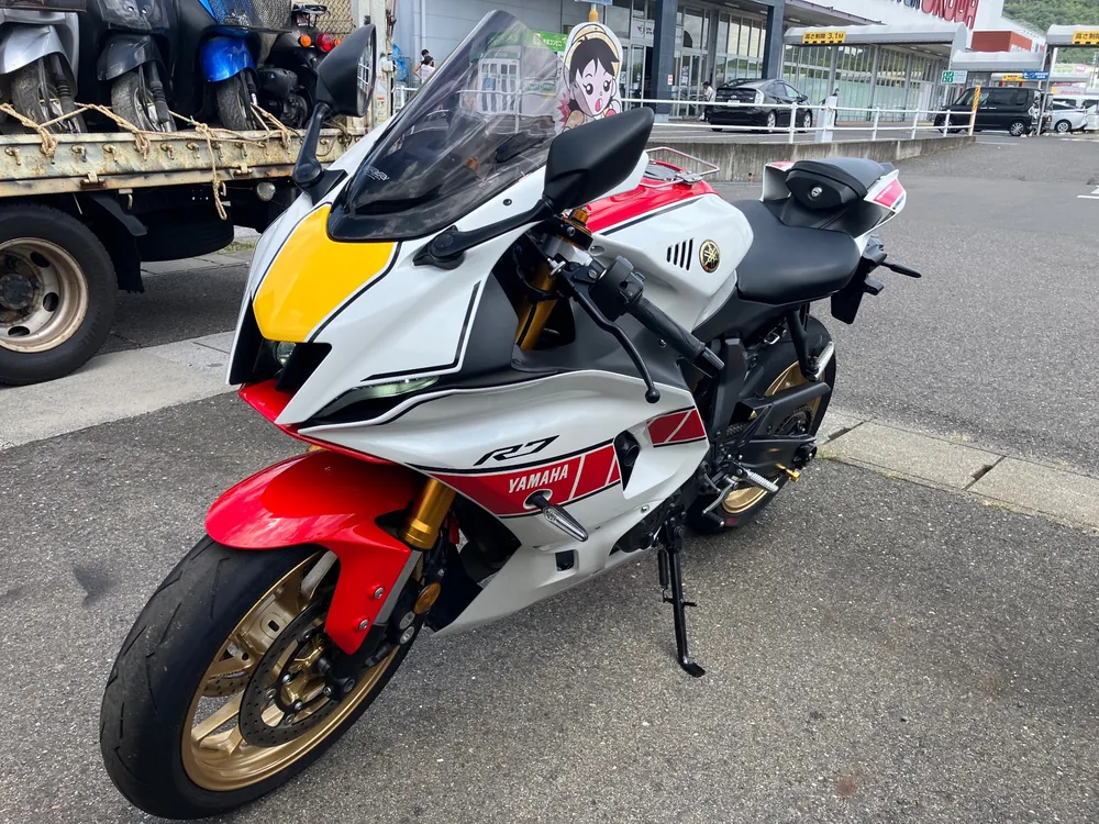 Yamaha YZF-R7 2023, white / red, фото 5