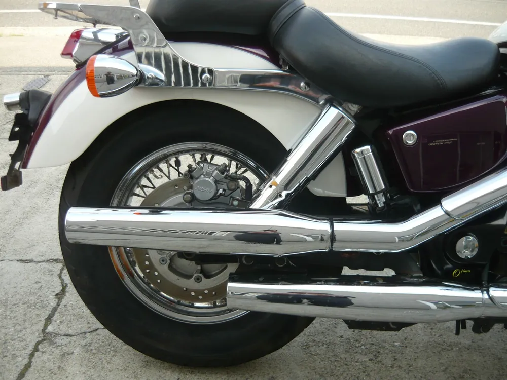 Honda Shadow 1100 1995, p white / purple, фото 4
