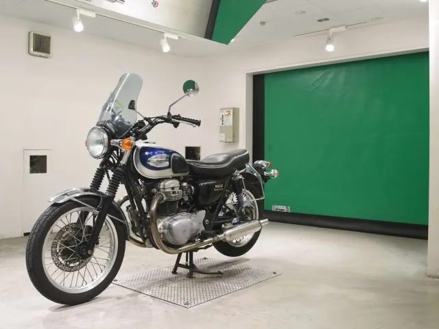 Kawasaki W650 2001, blue | silver, фото 4