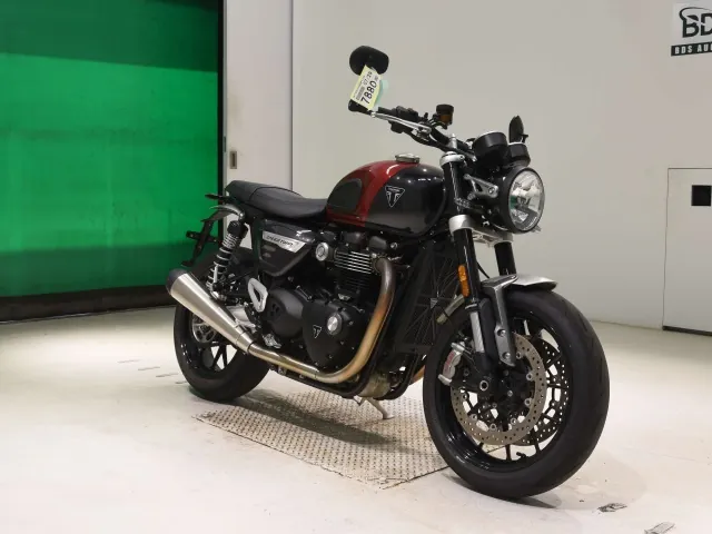 Triumph Speed Twin 2024, red | gunmetal, фото 3