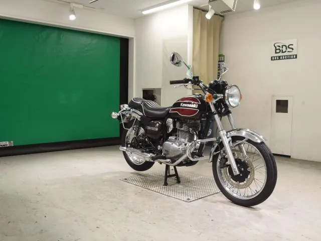 Kawasaki Estrella, бордовый, фото 3