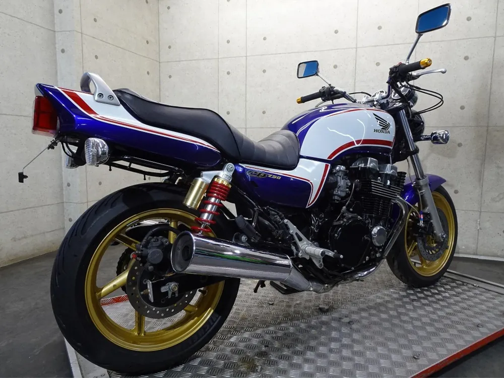 Honda CB750 2005, white / blue, фото 5