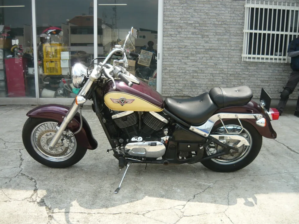 Kawasaki Vulcan 400 Classic 1998, cream, фиолетовый, фото 2