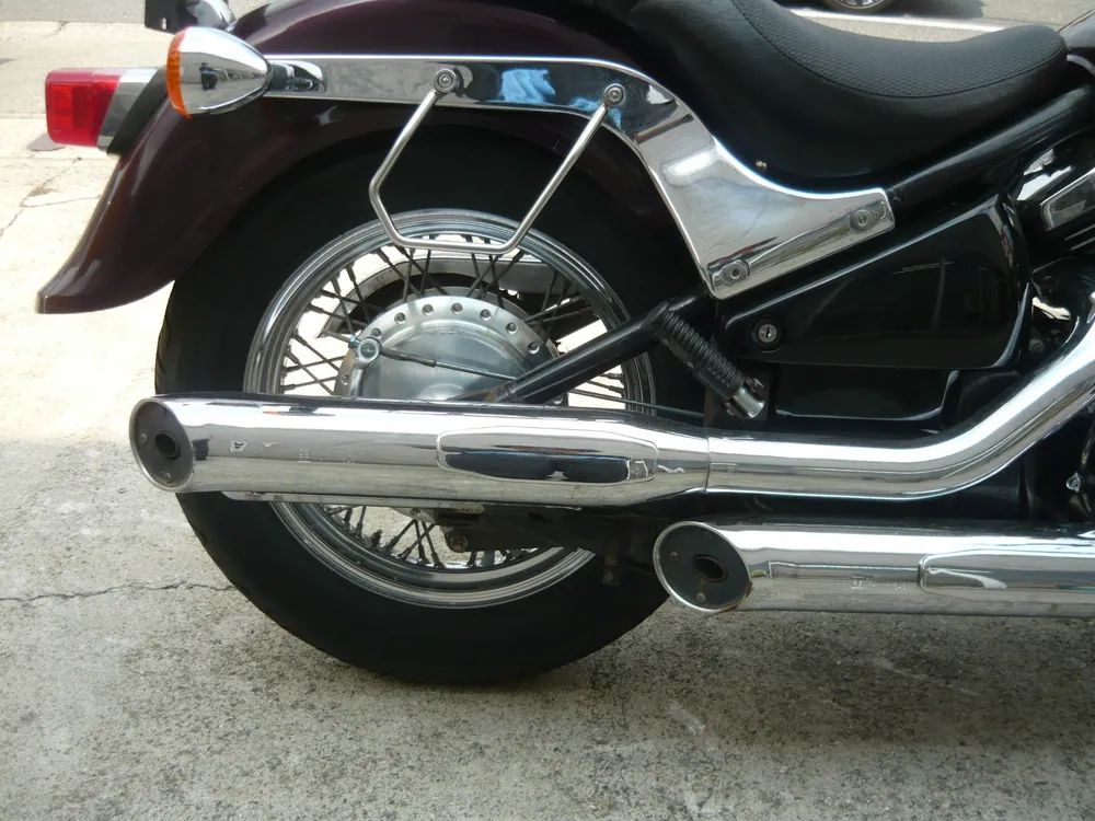Kawasaki Vulcan 400 Classic 1998, cream, фиолетовый, фото 4