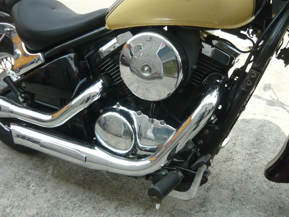 Kawasaki Vulcan 400 Classic 1998, cream, фиолетовый, фото 5