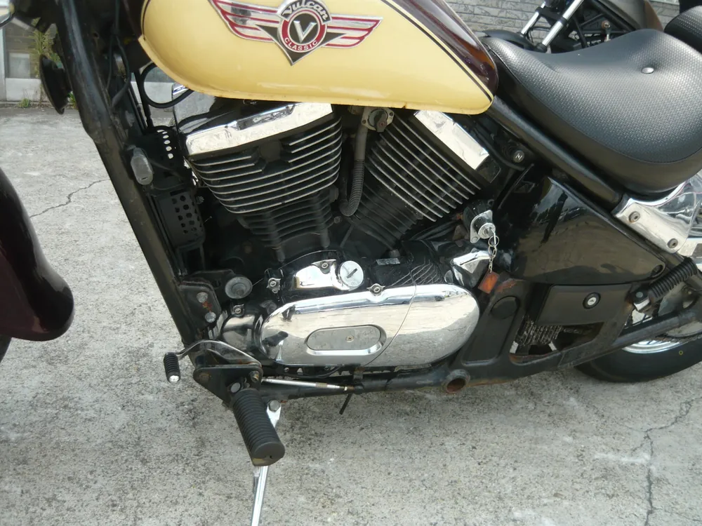 Kawasaki Vulcan 400 Classic 1998, cream, фиолетовый, фото 8