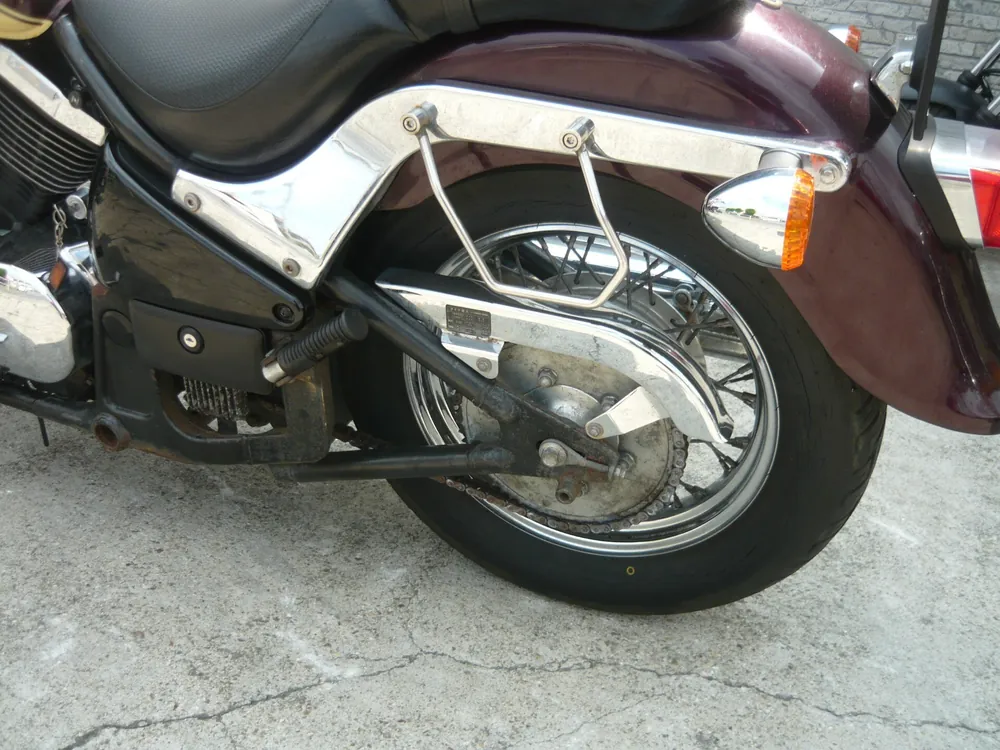 Kawasaki Vulcan 400 Classic 1998, cream, фиолетовый, фото 9