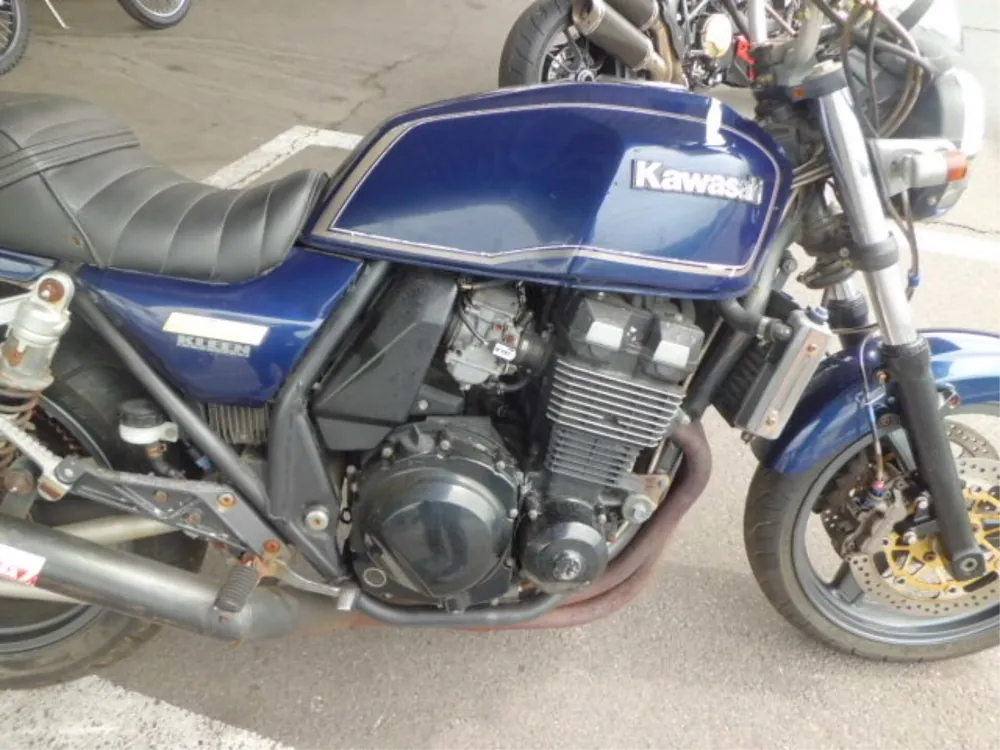 Kawasaki ZRX400-II 1999, navy blue, фото 7
