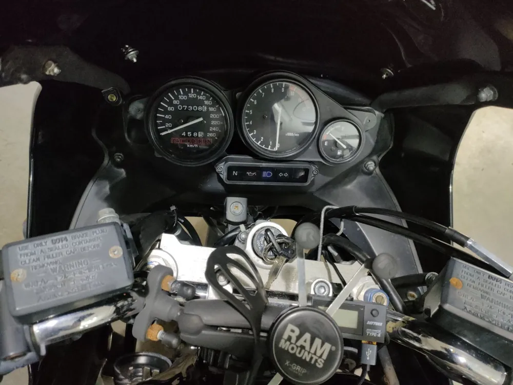 Yamaha XJR1200 1997, чёрный, фото 5