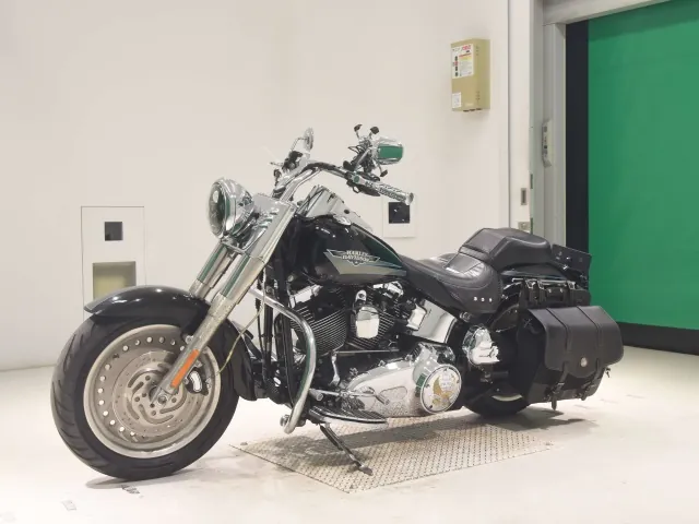 Harley-Davidson FLSTF1580 2010, чёрный, фото 4