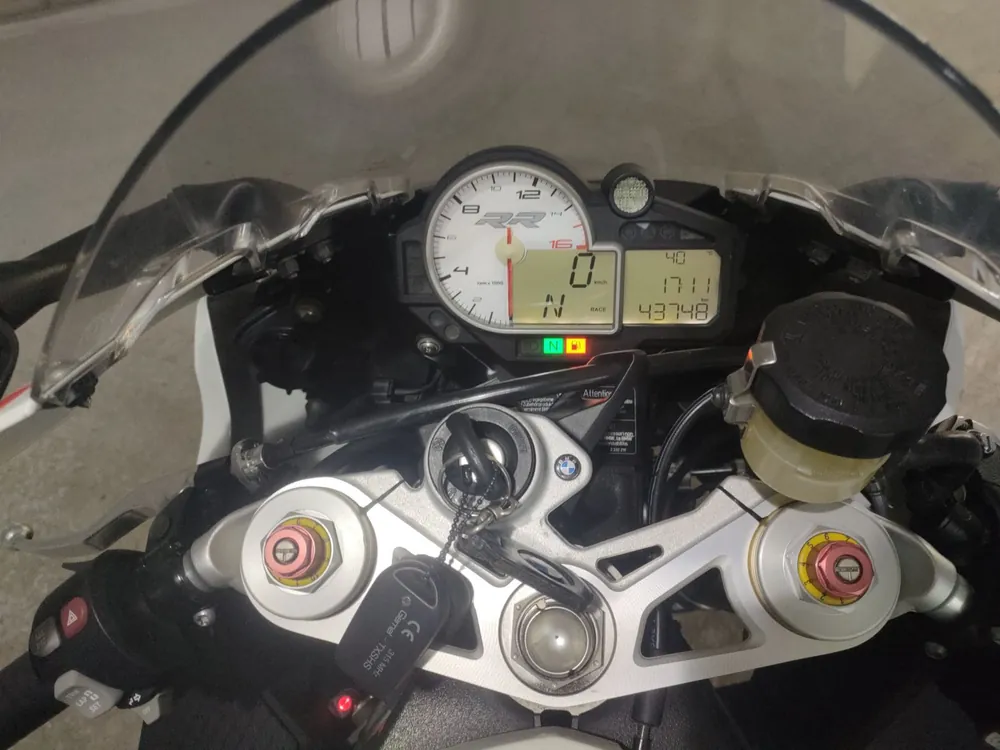 BMW S1000Rr 2012, white / red, фото 5