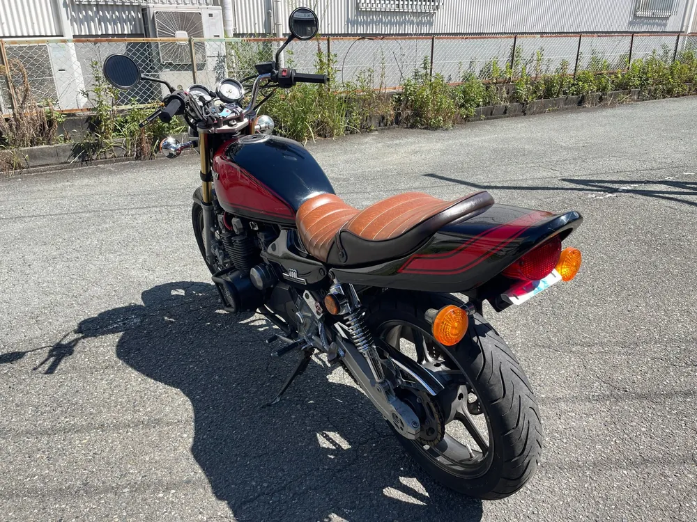 Kawasaki Zephyr 400 1996, чёрный, красный, фото 5