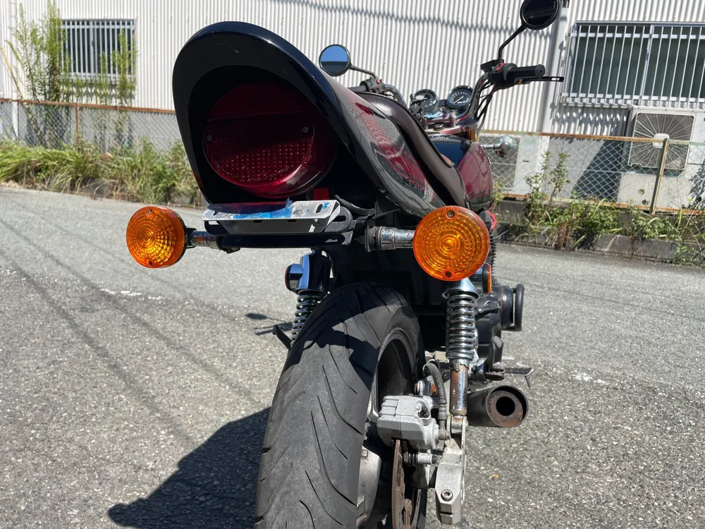 Kawasaki Zephyr 400 1996, чёрный, красный, фото 6