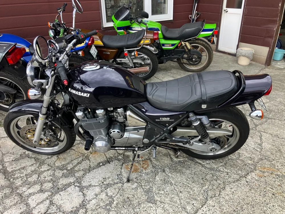 Kawasaki ZRX1100 1996, фиолетовый, фото 2