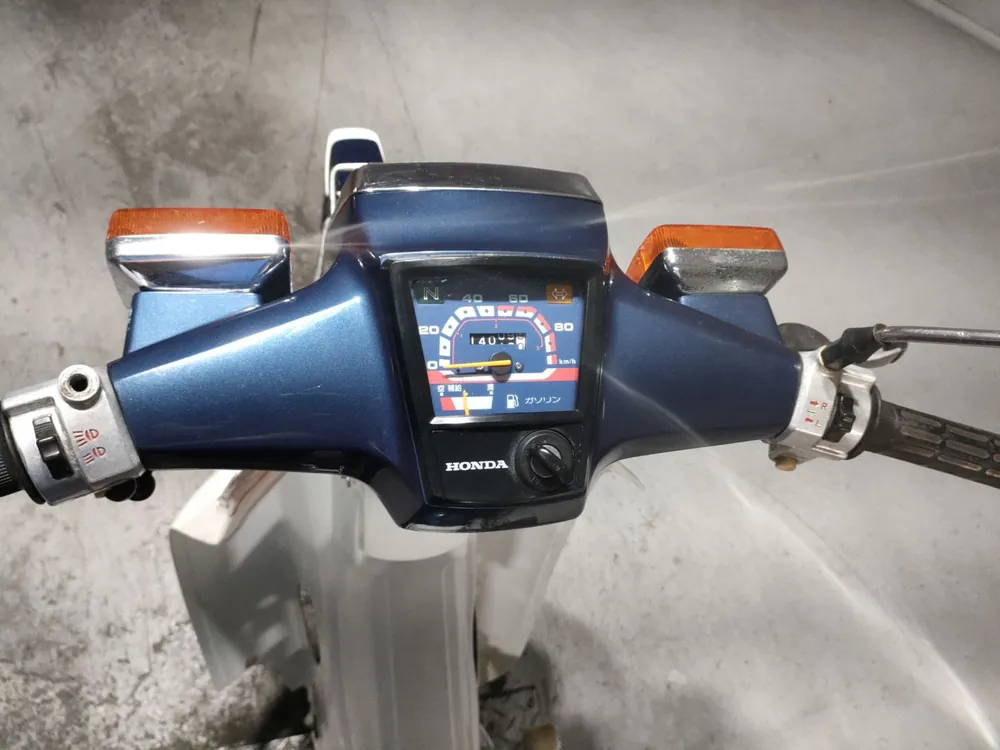 Honda Super Cub, синий, фото 5
