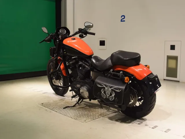 Harley-Davidson XL1200N 2009, black | orange, фото 6