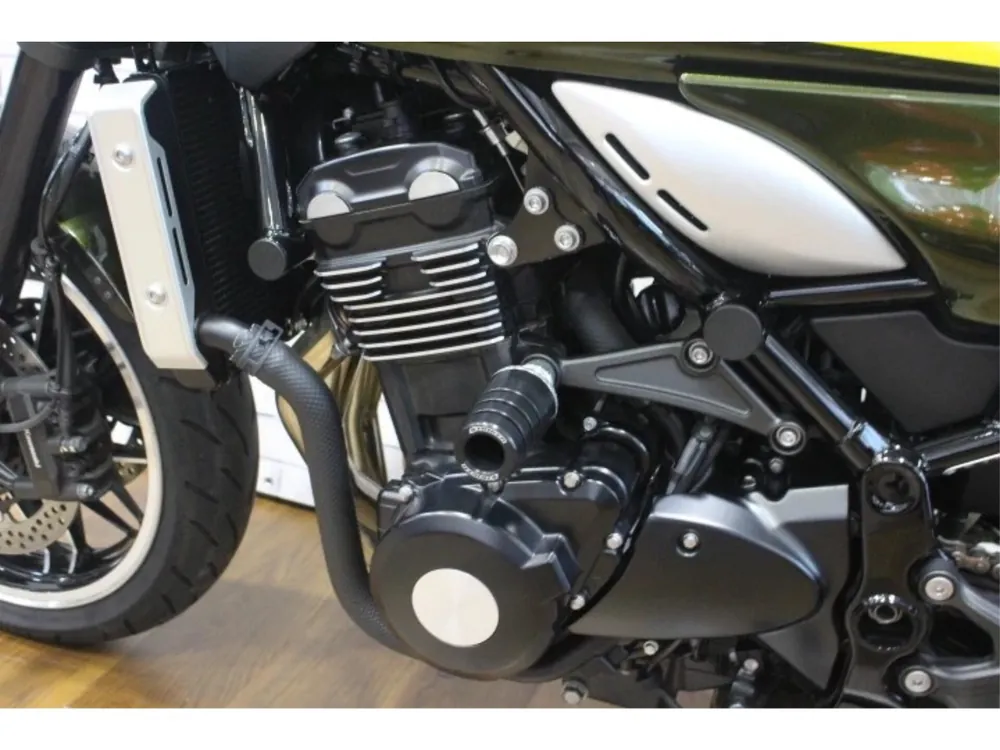 Kawasaki Z900RS 2021, жёлтый, зелёный, фото 6