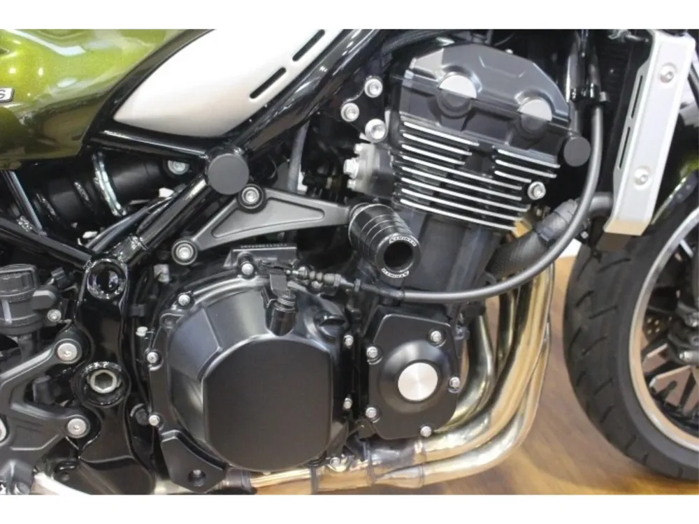 Kawasaki Z900RS 2021, жёлтый, зелёный, фото 7