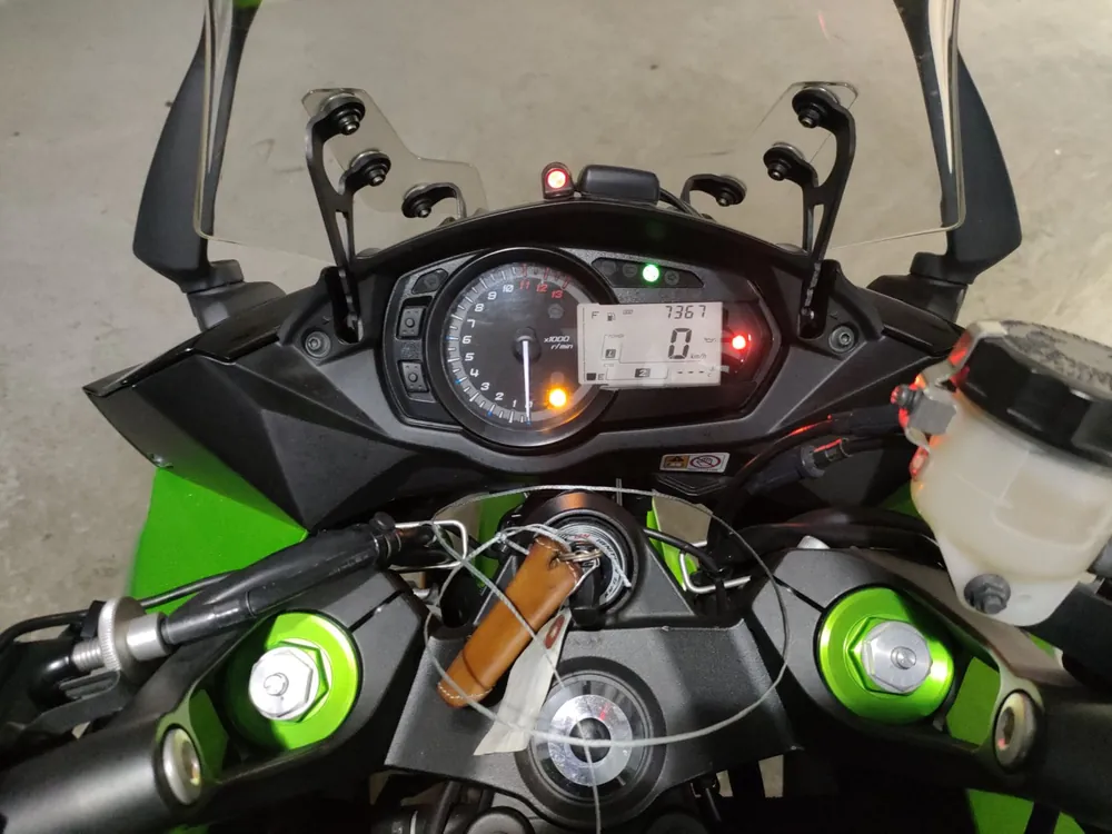 Kawasaki Ninja 1000 2017, чёрный, зелёный, фото 5