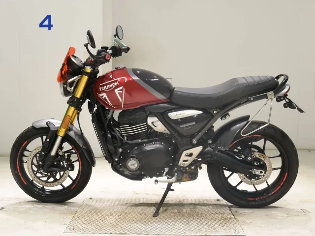 Triumph Speed 400 2024, red | gunmetal, фото 2