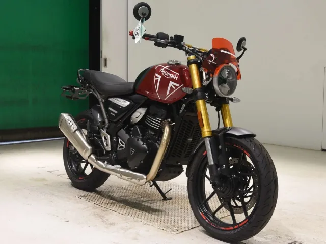 Triumph Speed 400 2024, red | gunmetal, фото 3