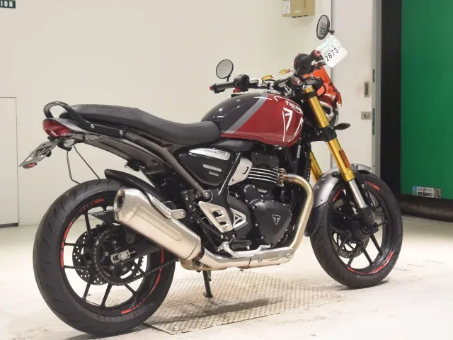 Triumph Speed 400 2024, red | gunmetal, фото 5