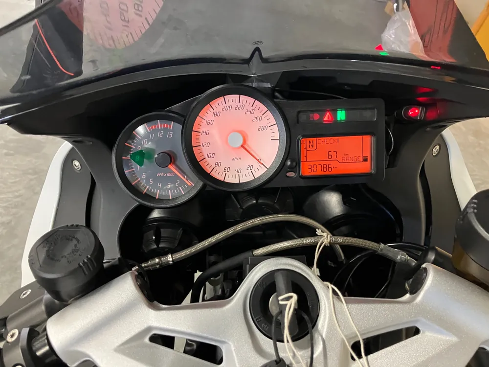 BMW K1300S 2012, белый, синий, фото 3