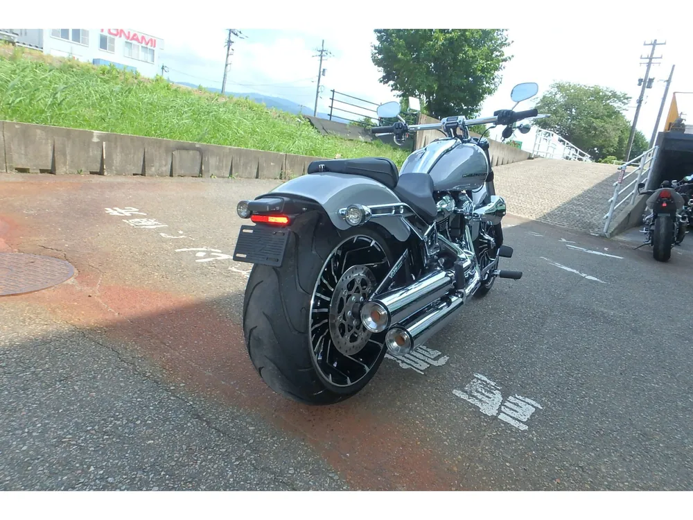 Harley-Davidson FXBR 2024, серый, фото 7