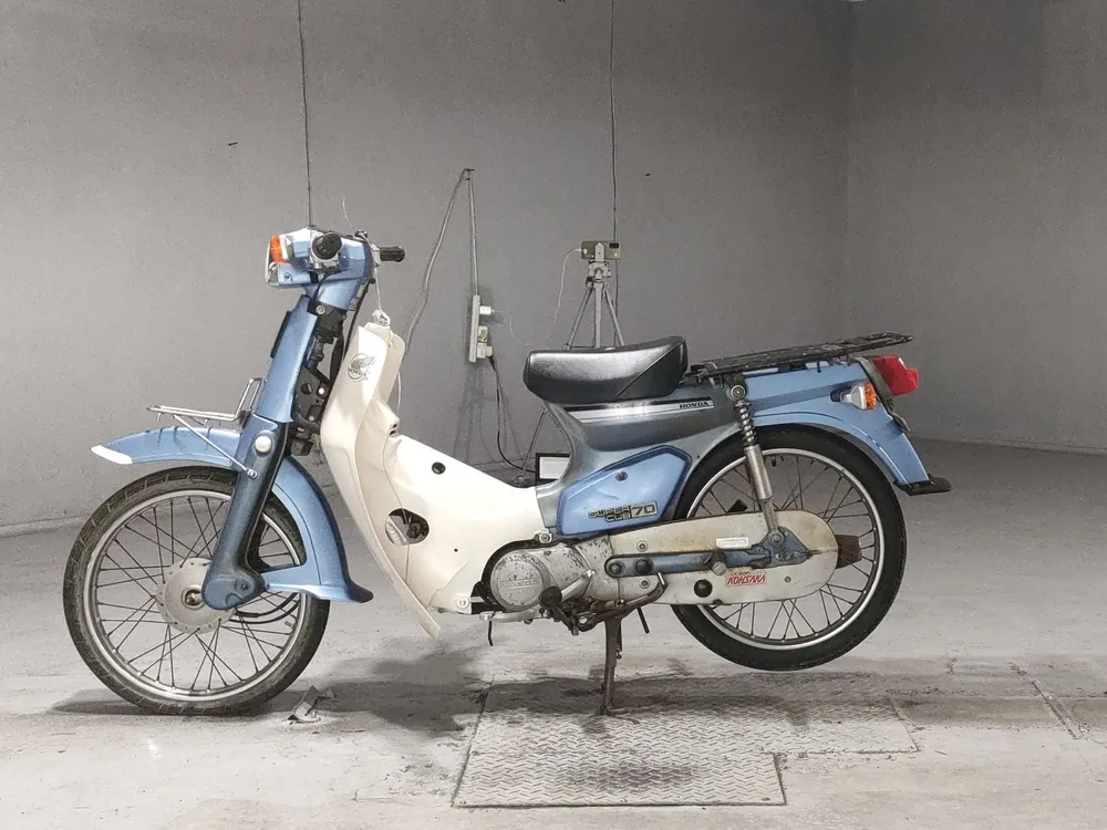 Honda Super Cub, синий, фото 2